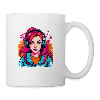 Gamer Girl - Coffee/Tea Mug - white - Right