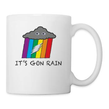 Spectrum Squall: its gon rain cloud spring weather - Coffee/Tea Mug - white - Right