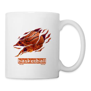 Basketball - Coffee/Tea Mug - white - Right