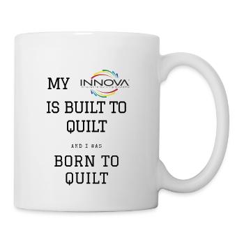 Born to Quilt - Coffee/Tea Mug - white - Right