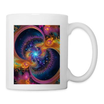 Fractal universe - Coffee/Tea Mug - white - Right