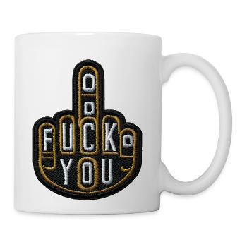 Fuck you - Coffee/Tea Mug - white - Right
