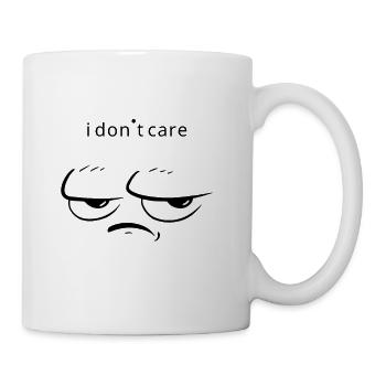 I Don't Care - Coffee/Tea Mug - white - Right