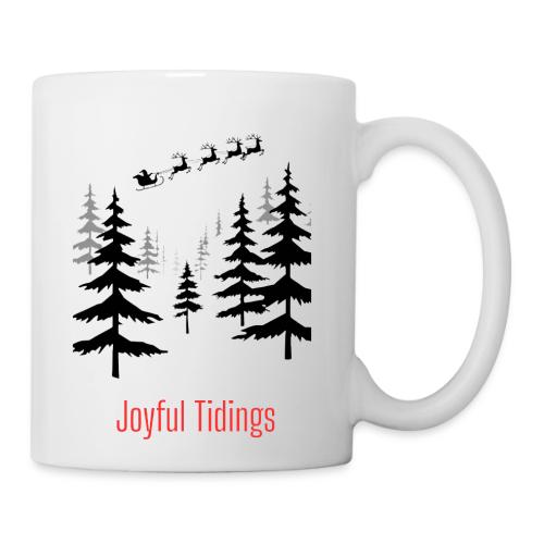 Joyful Tidings Christmas T-Shirt - Coffee/Tea Mug