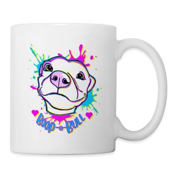 Boop-a-Bull Neon Splash - Coffee/Tea Mug - white - Right