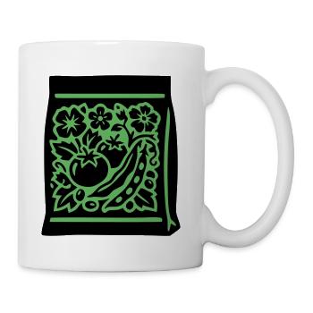  Seed Packet Tomatoes Veggies - Coffee/Tea Mug - white - Right