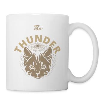 Solar Feline Emblem - Coffee/Tea Mug - white - Right