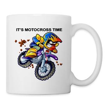 Vivid Moto Racer Neon Splash - Coffee/Tea Mug - white - Right