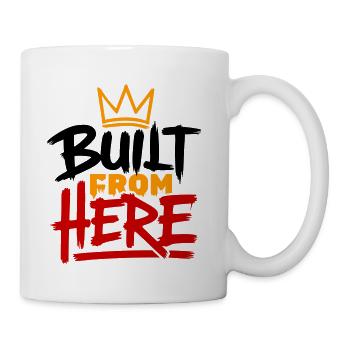 Built From Here Expression Of Pride & Authenticity - Coffee/Tea Mug - white - Right