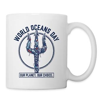 Ocean Warriors: World Oceans Day - Coffee/Tea Mug - white - Right