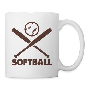 Softball - Coffee/Tea Mug - white - Right