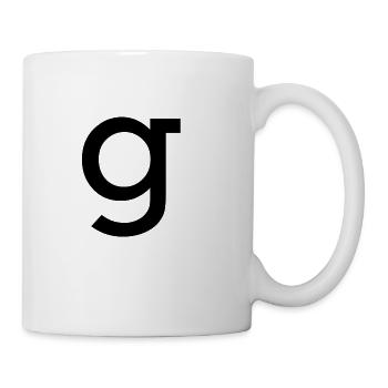 "g" - Coffee/Tea Mug - white - Right