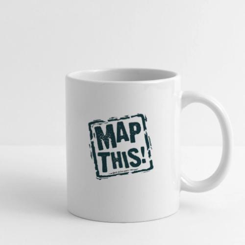 MapThis! Black Stamp Logo - Coffee/Tea Mug