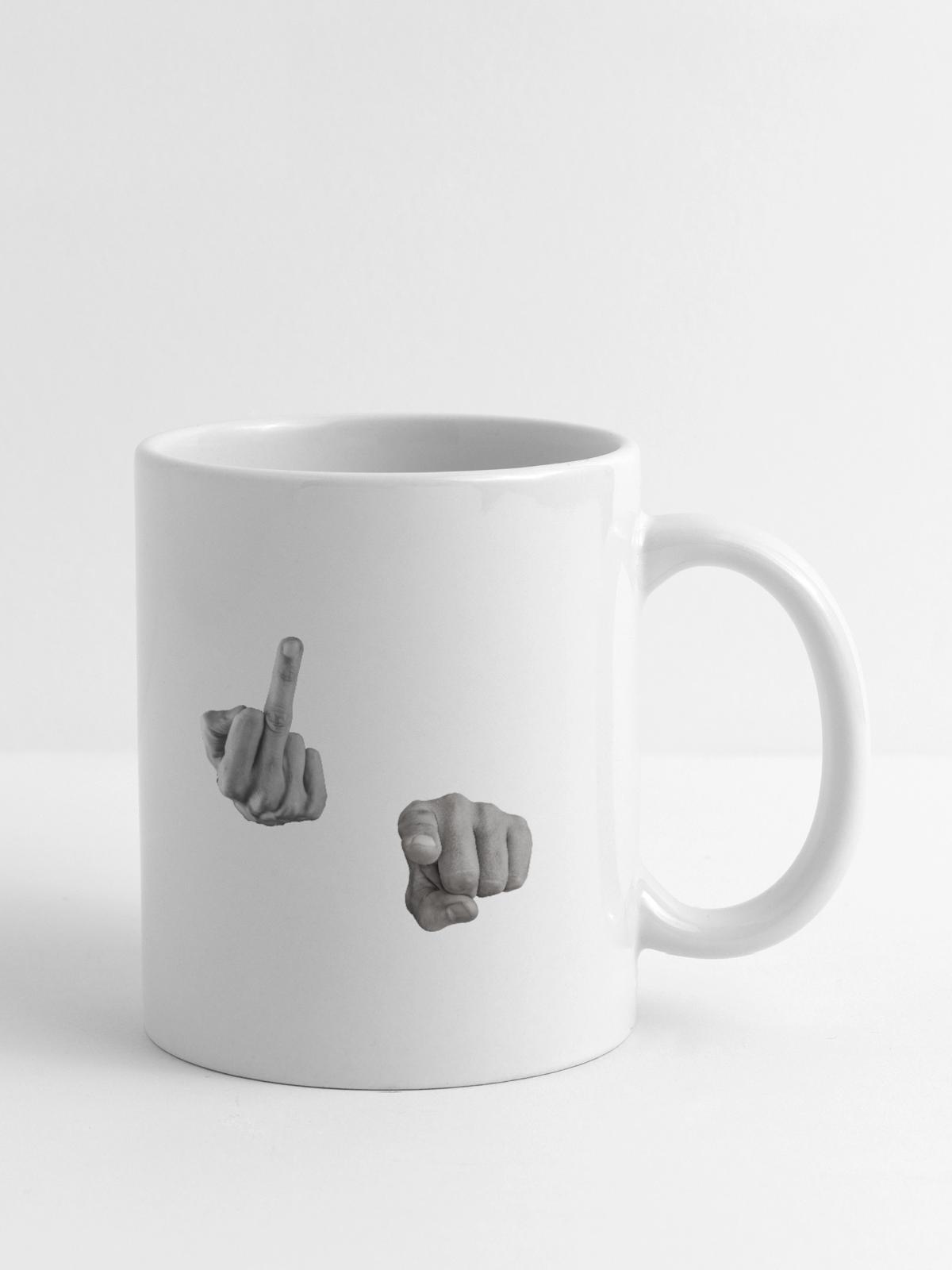 Fuck You - Coffee/Tea Mug - white - Right