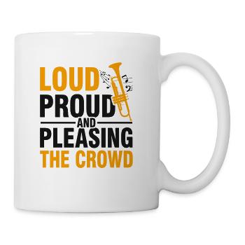 Trumpeter Trumpet Brass Music Gift - Coffee/Tea Mug - white - Right