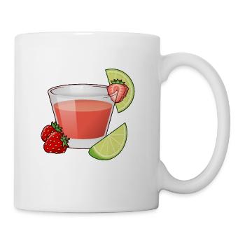 Strawberry Daiquiri Cocktail - Coffee/Tea Mug - white - Right