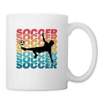 Soccer Kick - Coffee/Tea Mug - white - Right