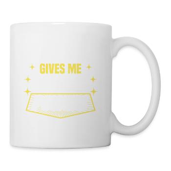 Dim Sum Gives Me Teacher Powers Funny Professor - Coffee/Tea Mug - white - Right