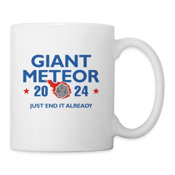 Giant Meteor 2024 - Coffee/Tea Mug - white - Right