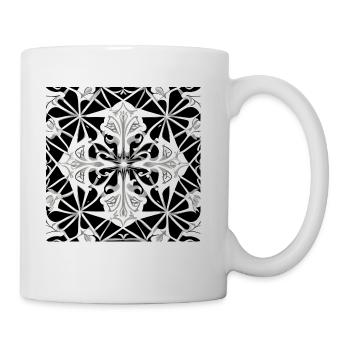 Beautiful ornament - Coffee/Tea Mug - white - Right