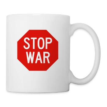 Stop War - Coffee/Tea Mug - white - Right