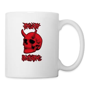 Devil Skull Dead Inside - Coffee/Tea Mug - white - Right