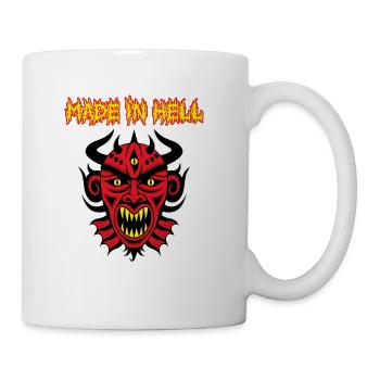 Demon Made In Hell - Coffee/Tea Mug - white - Right