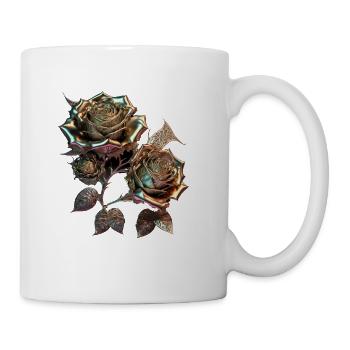 Golden roses - Coffee/Tea Mug - white - Right