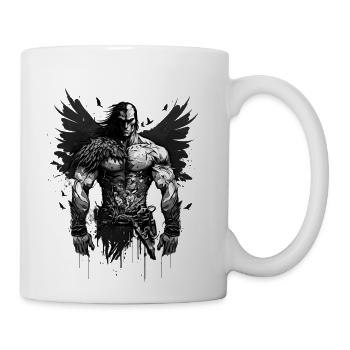 Muscle Raven - Coffee/Tea Mug - white - Right