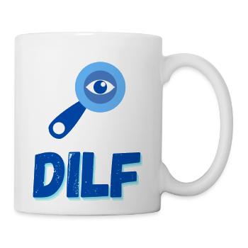 Searching for DILFs green - Coffee/Tea Mug - white - Right