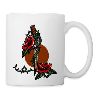 Twilight Dagger Flower - Coffee/Tea Mug - white - Right