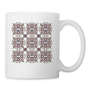Umbrella tile - Coffee/Tea Mug - white - Right