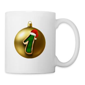 1st Christmas Bday Party - Xmas Number One - Coffee/Tea Mug - white - Right