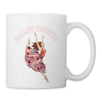 Ballet Forever Dancer - Coffee/Tea Mug - white - Right
