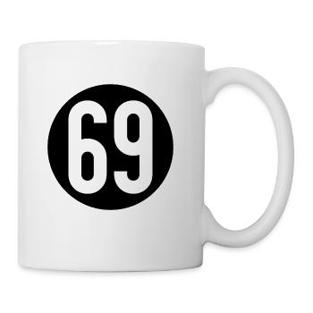 69 - Coffee/Tea Mug - white - Right