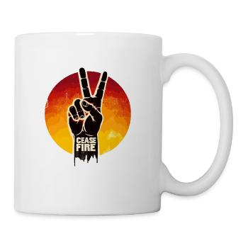 Peace Ceasefire - Coffee/Tea Mug - white - Right