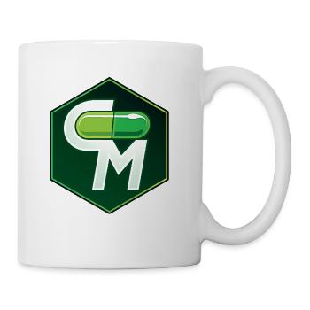CrackMatrix Pill-Logo - Coffee/Tea Mug - white - Right