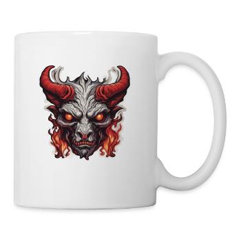 Infernal Guardian: Flaming Minotaur - Coffee/Tea Mug - white - Right