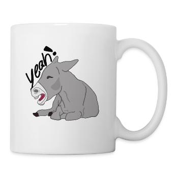Donkey - Yeah! - Coffee/Tea Mug - white - Right