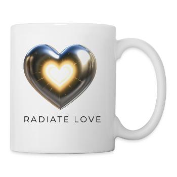 Radiate Love - Coffee/Tea Mug - white - Right