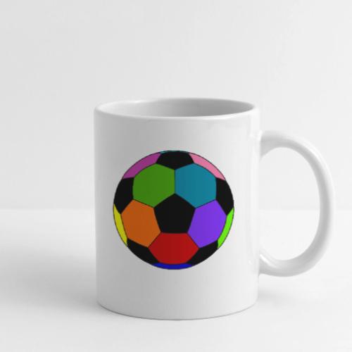 Multi-colored soccer ball - Coffee/Tea Mug