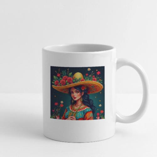 Mexican Design, Regional Mexican Charro Woman - Coffee/Tea Mug