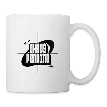 Chaos Pending Cosmic Space Logo - Coffee/Tea Mug - white - Right