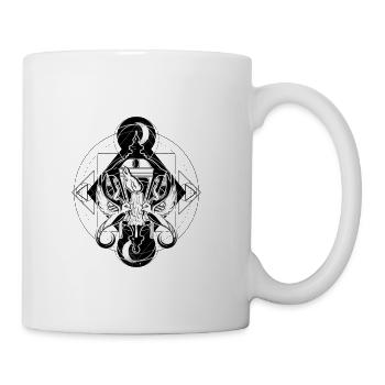 Winged Dagger Sigil - Coffee/Tea Mug - white - Right