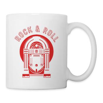 Rock And Roll Sock Hop Party - Coffee/Tea Mug - white - Right
