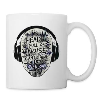 System Overload - Digital Chaos & Glitch Art - Coffee/Tea Mug - white - Right