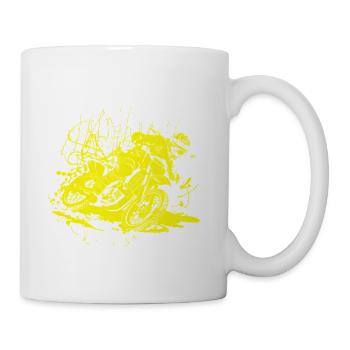 Neon Splash Chaos - Coffee/Tea Mug - white - Right