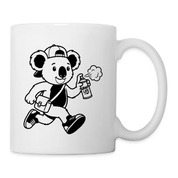 graffiti koala - Coffee/Tea Mug - white - Right