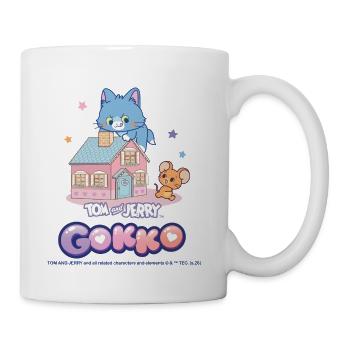 Tom & Jerry Gokko Maison Avec Logo - Tasse - blanc - Droite