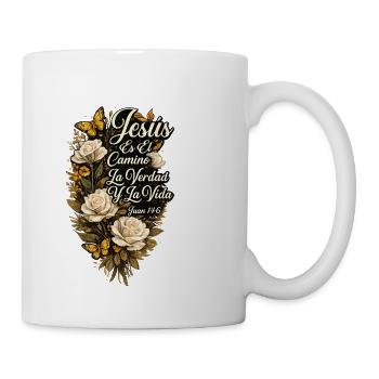 Jesús Es el Camino, la Verdad y la Vida – Juan 14: - Coffee/Tea Mug - white - Right